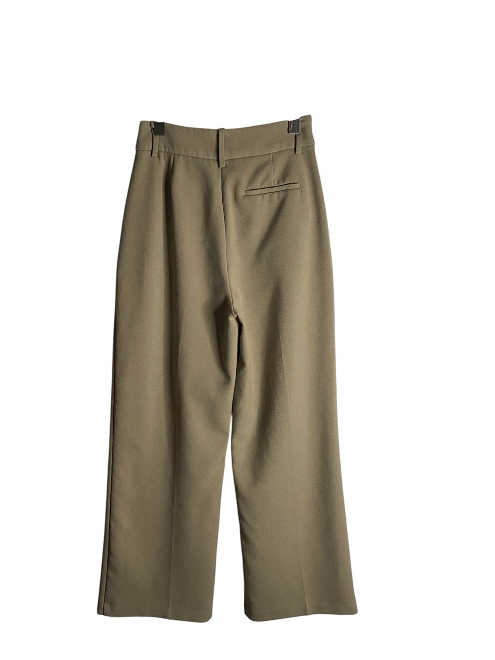 OAK + FORT Women’s Straight Leg High Waisted Trousers in Winter Twig - Picture 10 of 10